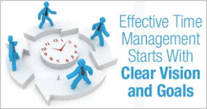 Segregate your short term goals and long term goals for effective time management